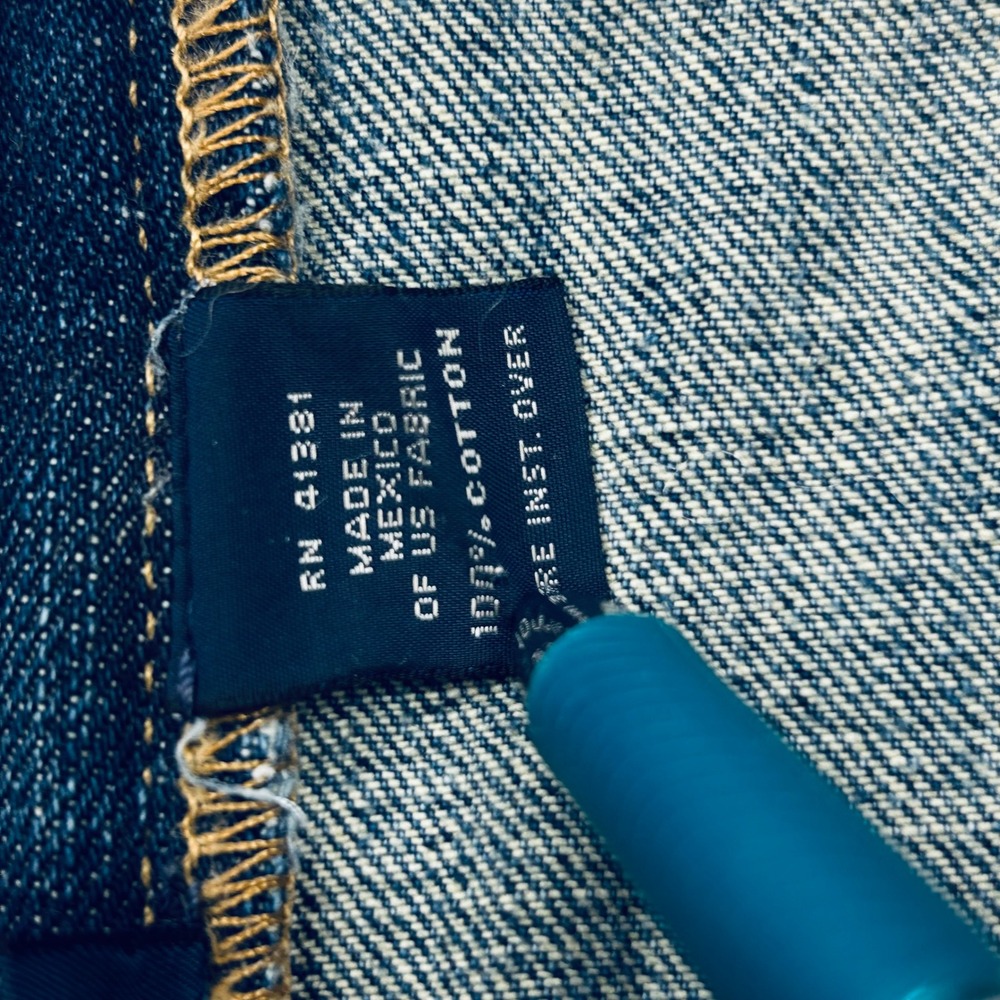 Polo Ralph Lauren Classic Fit Jeans Mens 38x30 Blue Denim Straight Leg Y2K 90s - Picture 12 of 12